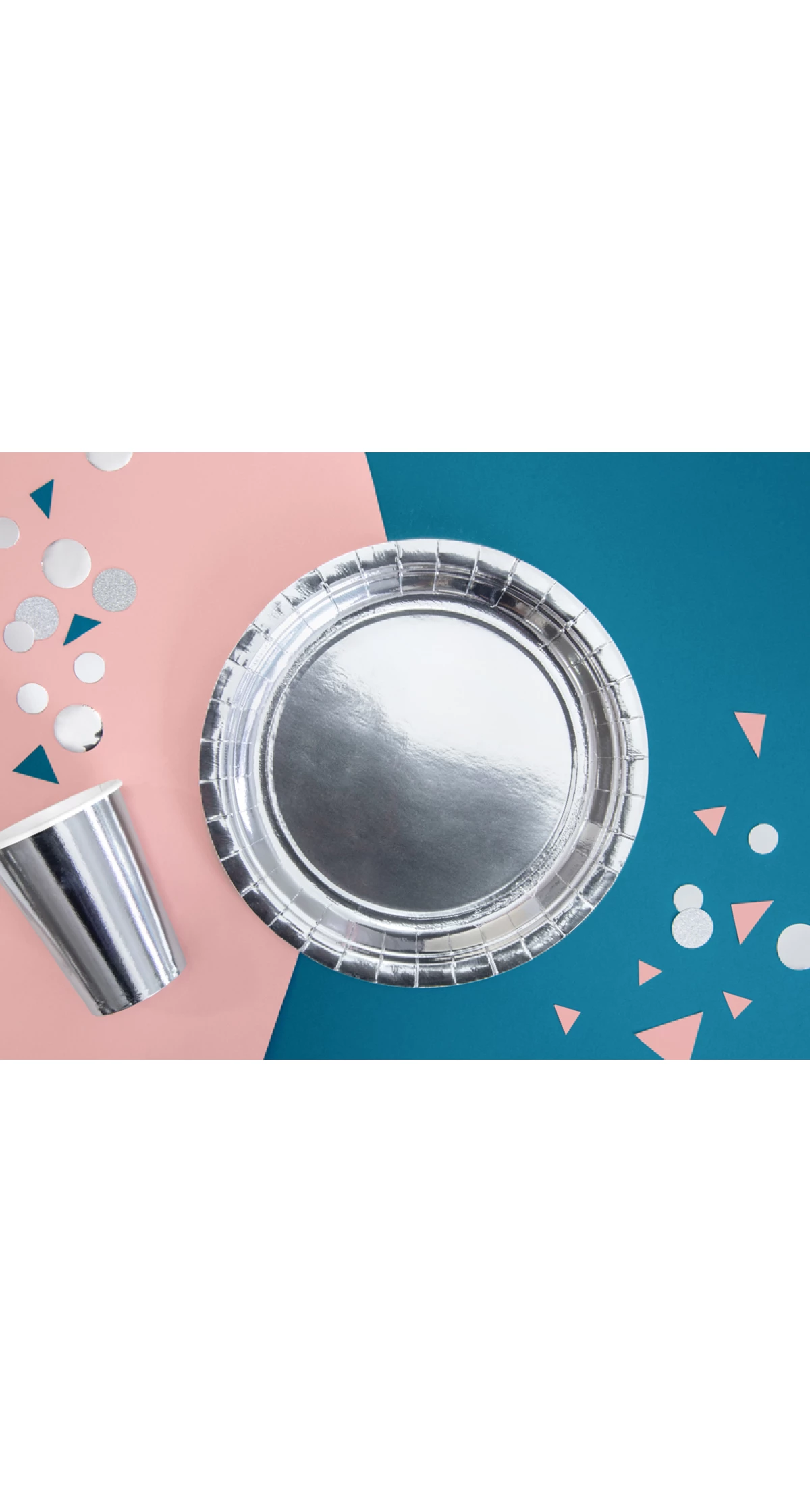 Cups, Silver, 220ml (1pkt / 6pc)