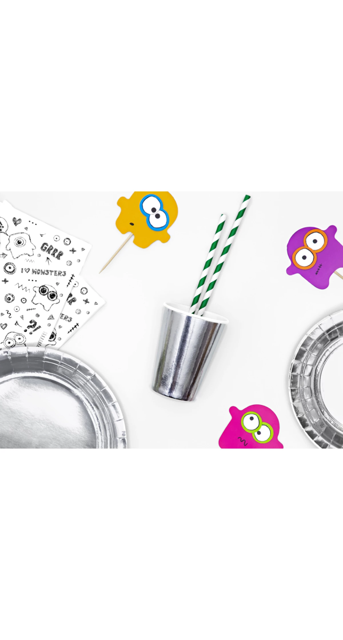 Cups, Silver, 220ml (1pkt / 6pc)