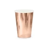 Paper Cups, Rose Gold, 220ml (1pkt / 6pc)