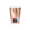 Paper Cups, Rose Gold, 220ml (1pkt / 6pc)
