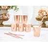 Paper Cups, Rose Gold, 220ml (1pkt / 6pc)