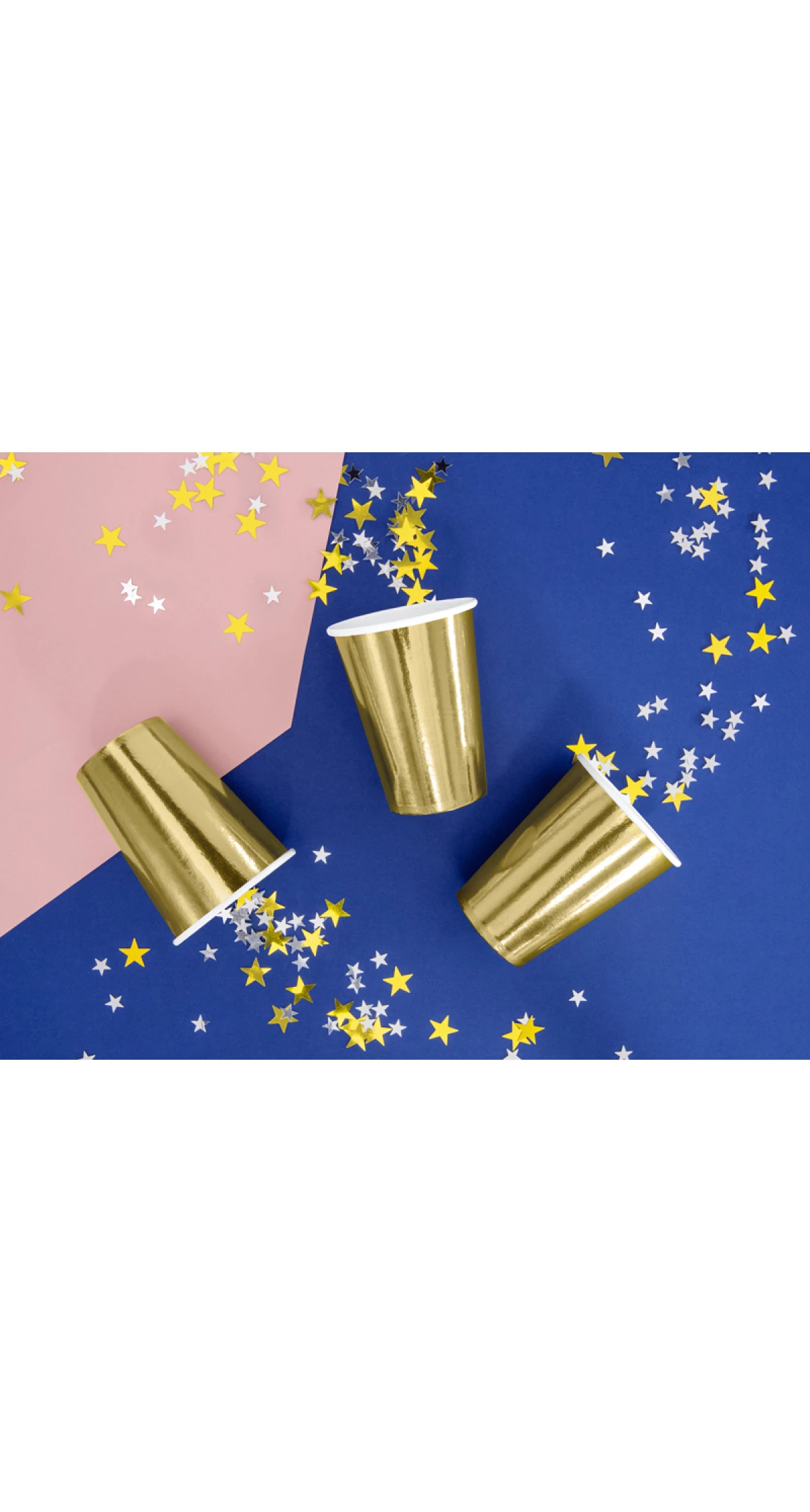 Cups, Gold, 220ml (1 pkt / 6 pc.)