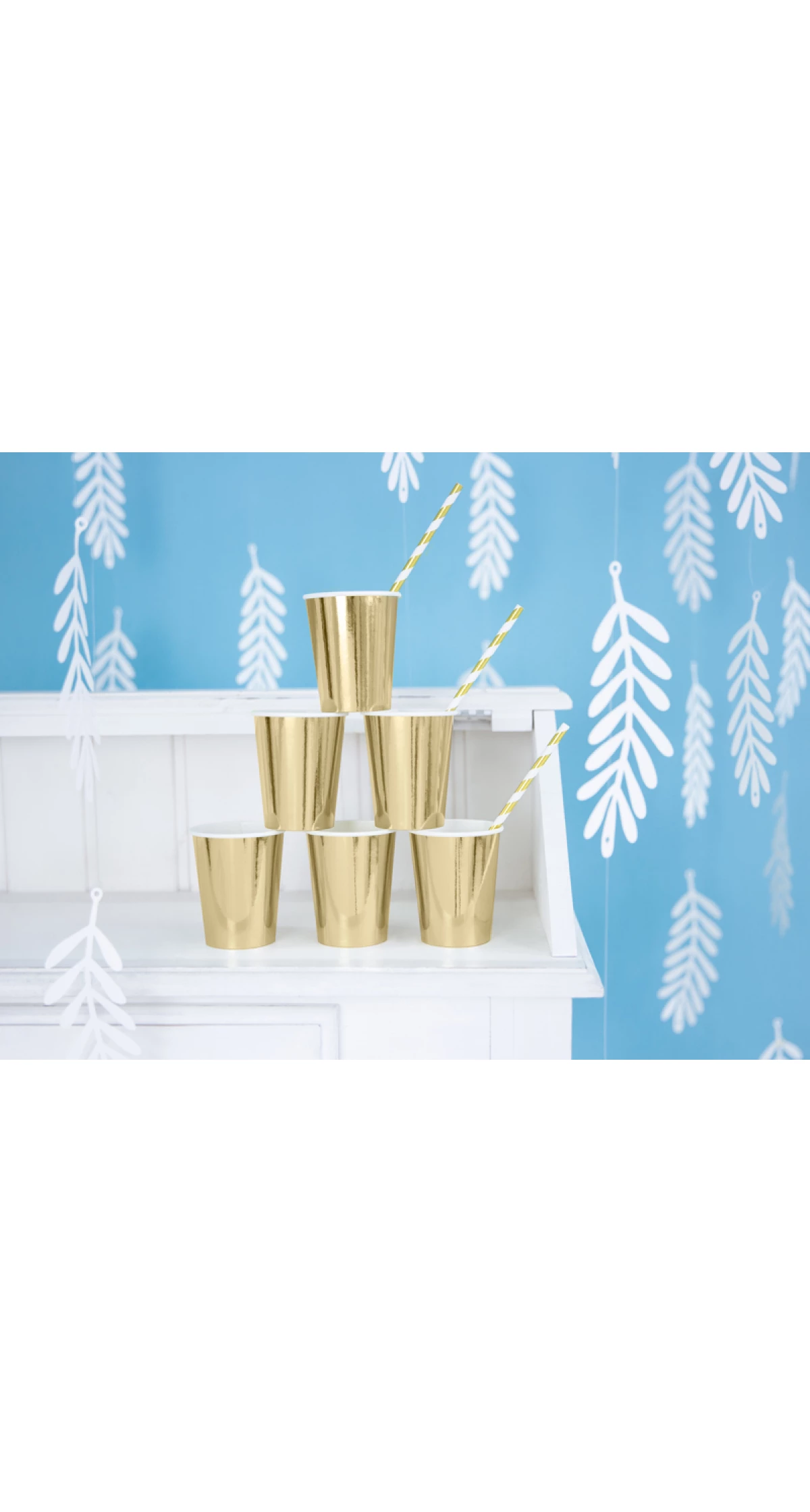 Cups, Gold, 220ml (1 pkt / 6 pc.)