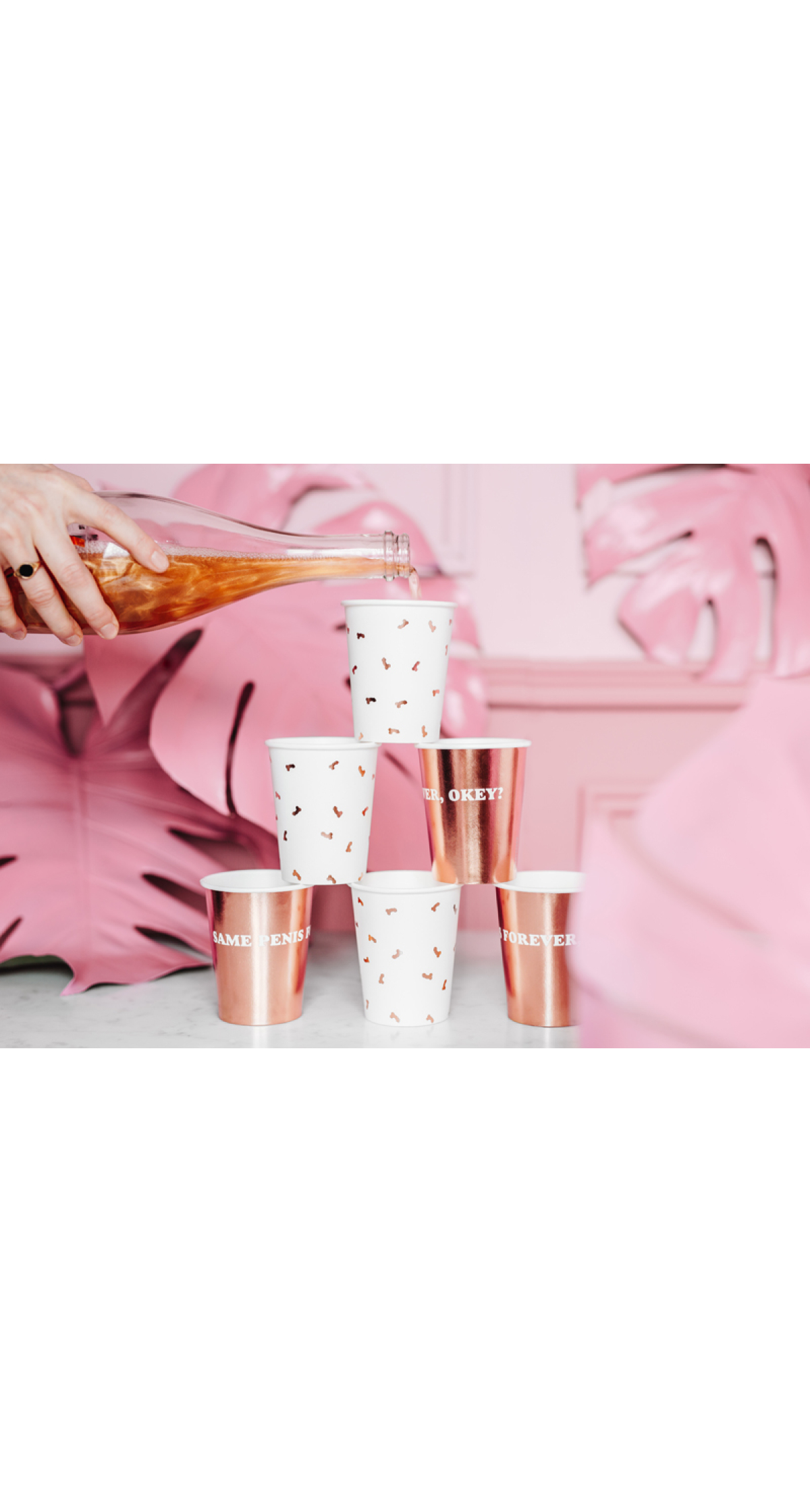Paper Cups Same Penis Forever, 220ml (1pkt / 6pc)