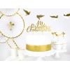Cake Toppers First Communion, Gold, 31.5cm (1 pkt / 6 pc.)