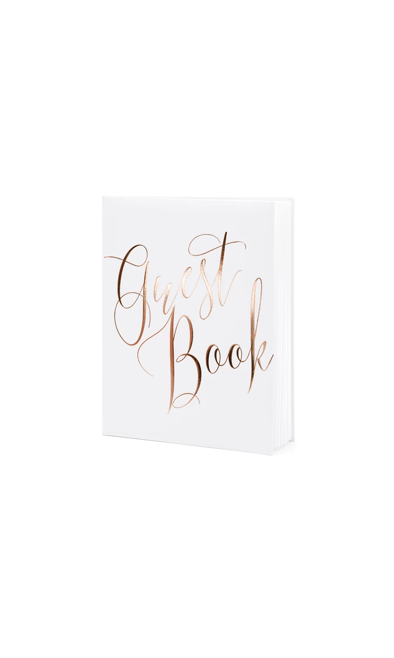 Guest Book, 20x24.5cm, White, 22 Pages