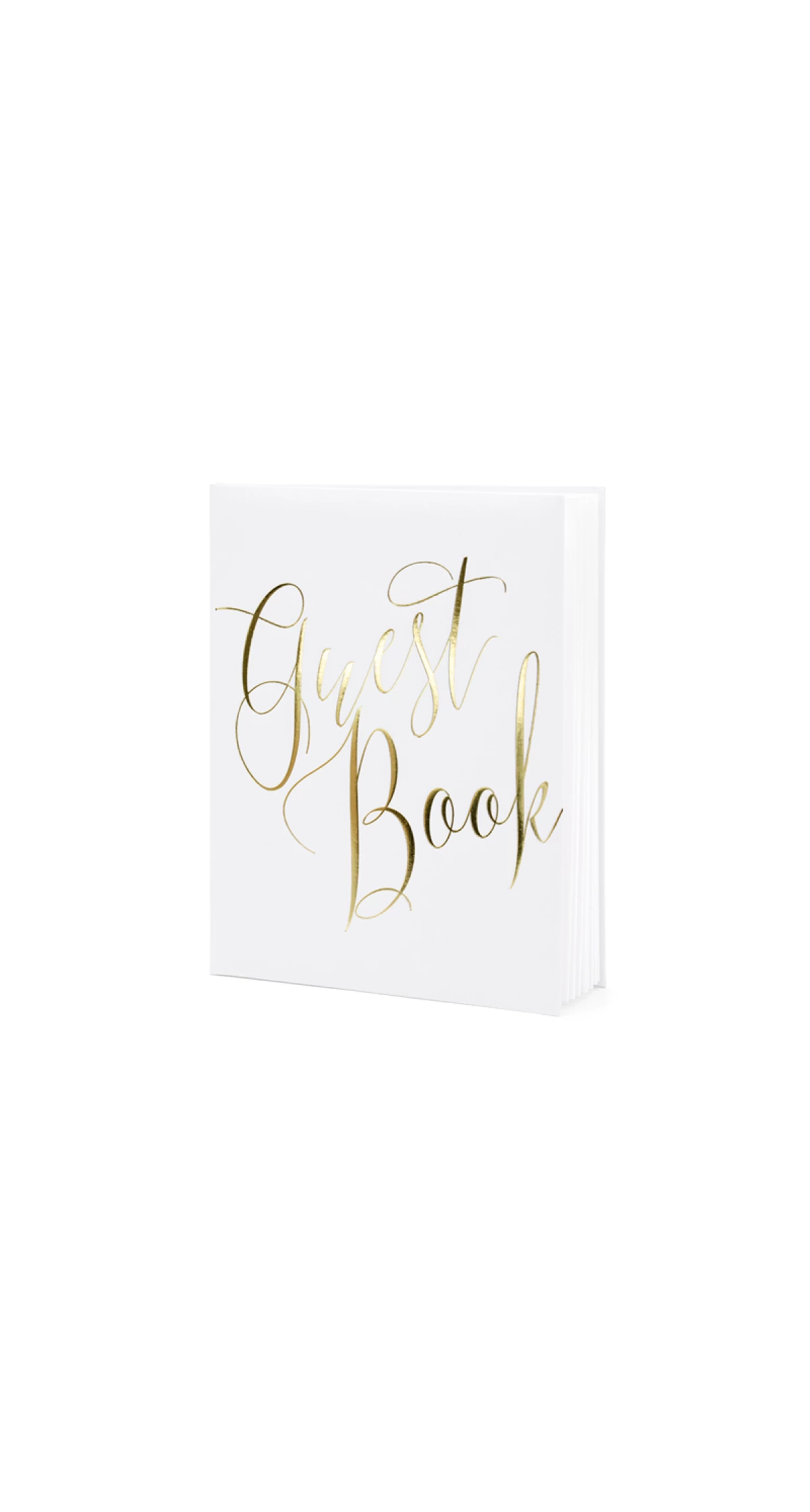 Guest Book, 20x24.5cm, White, 22 Pages