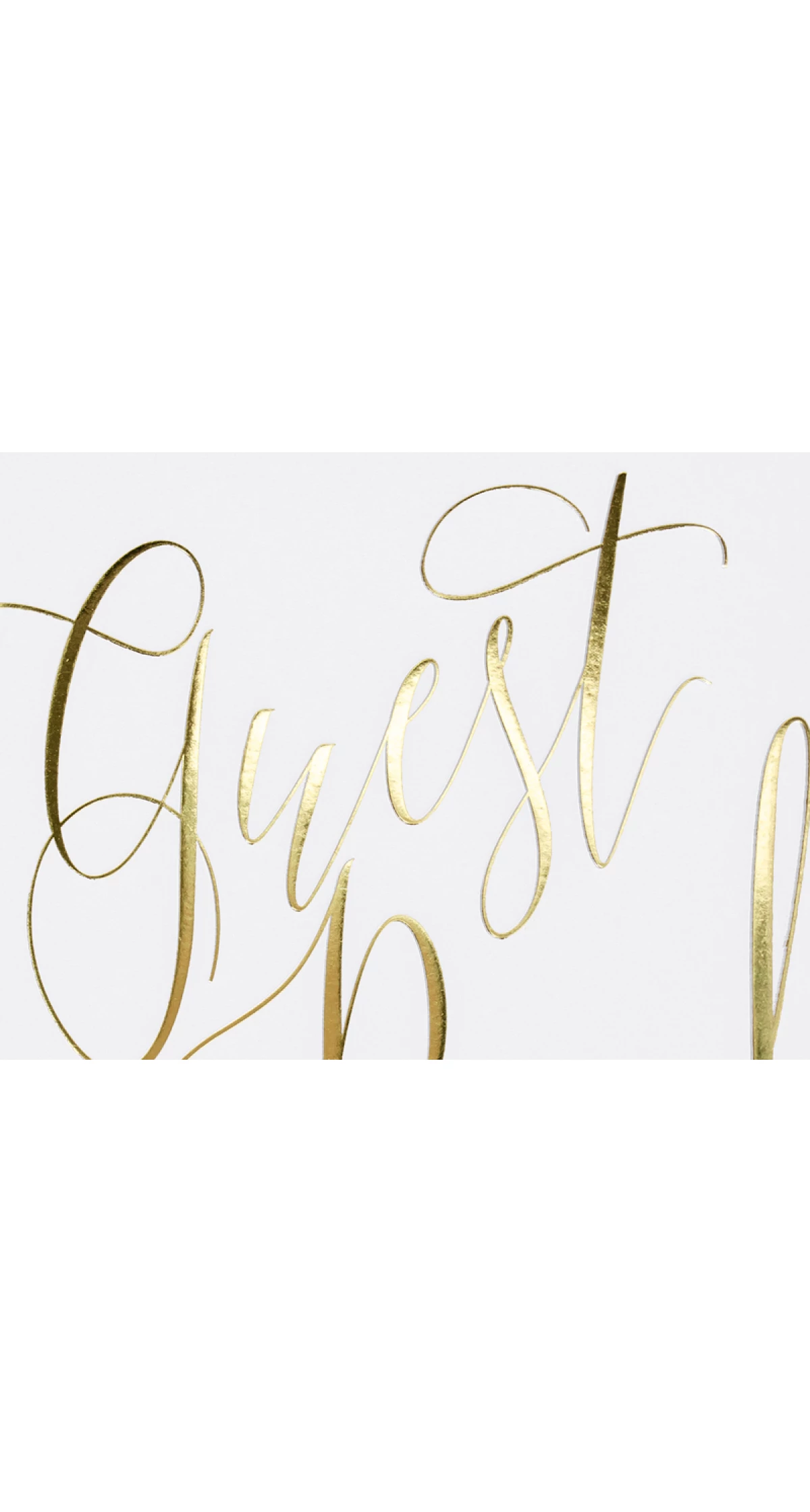 Guest Book, 20x24.5cm, White, 22 Pages