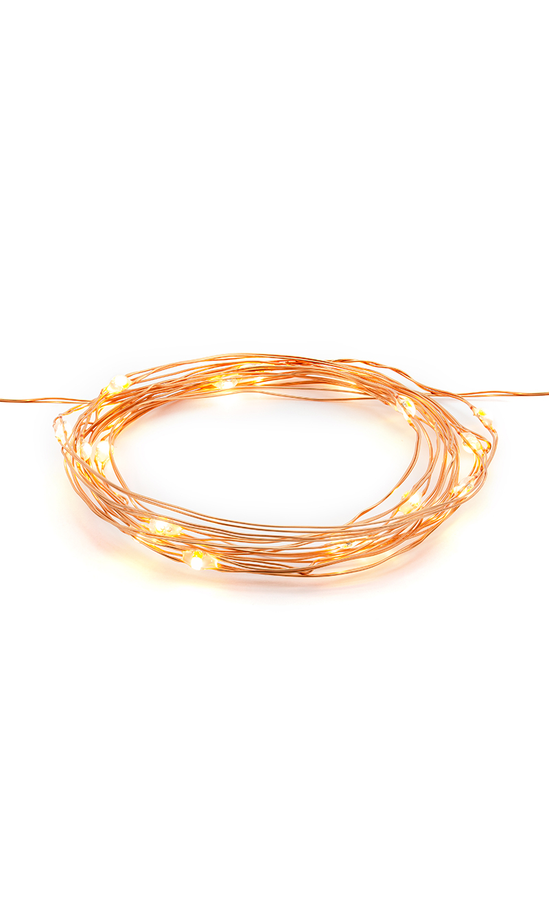 Decorative Led Lights, Copper, 1.90M