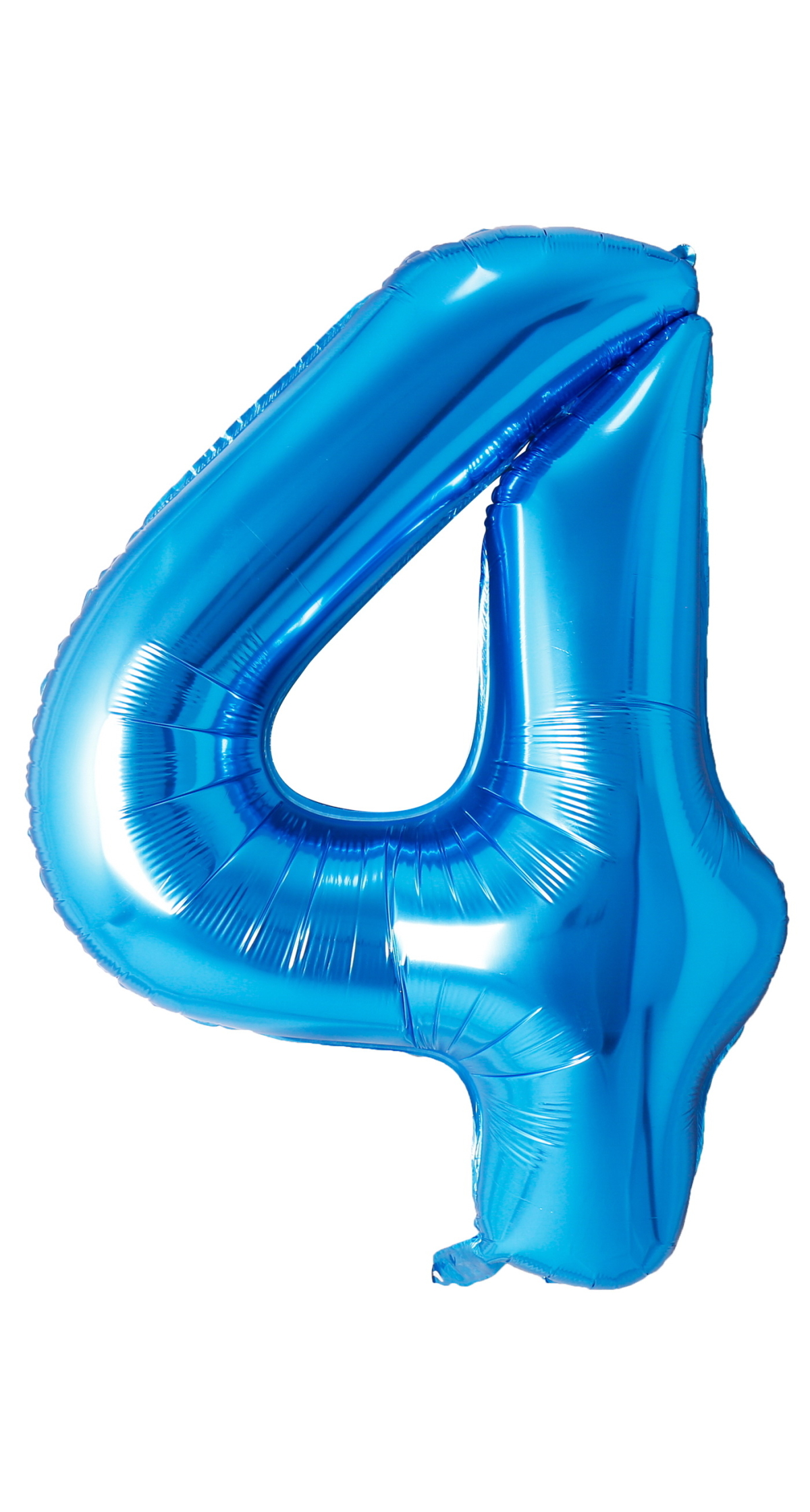 34 Inch Foil Balloon Number 4 - Blue