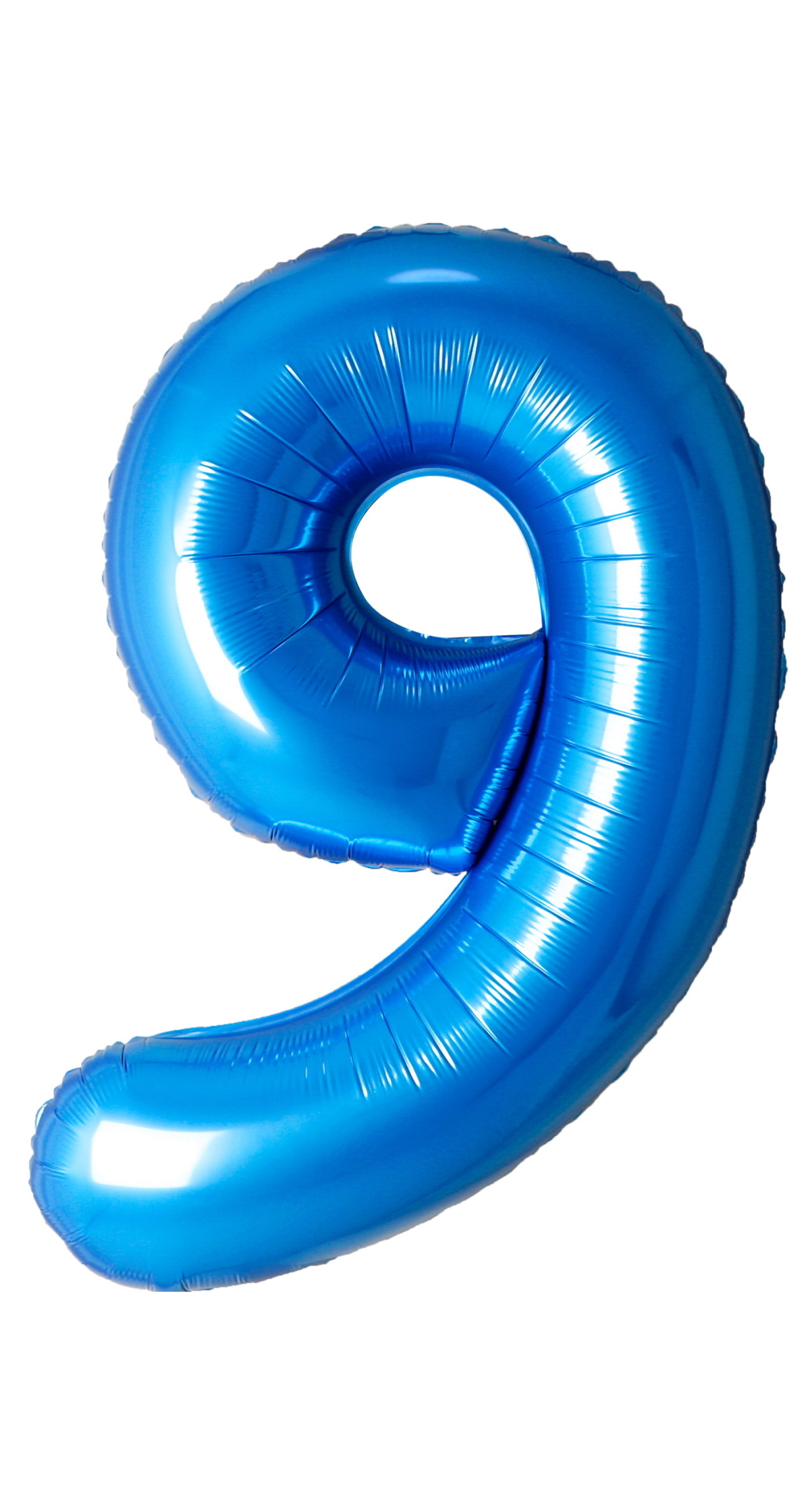 34 Inch Foil Balloon Number 9 - Blue