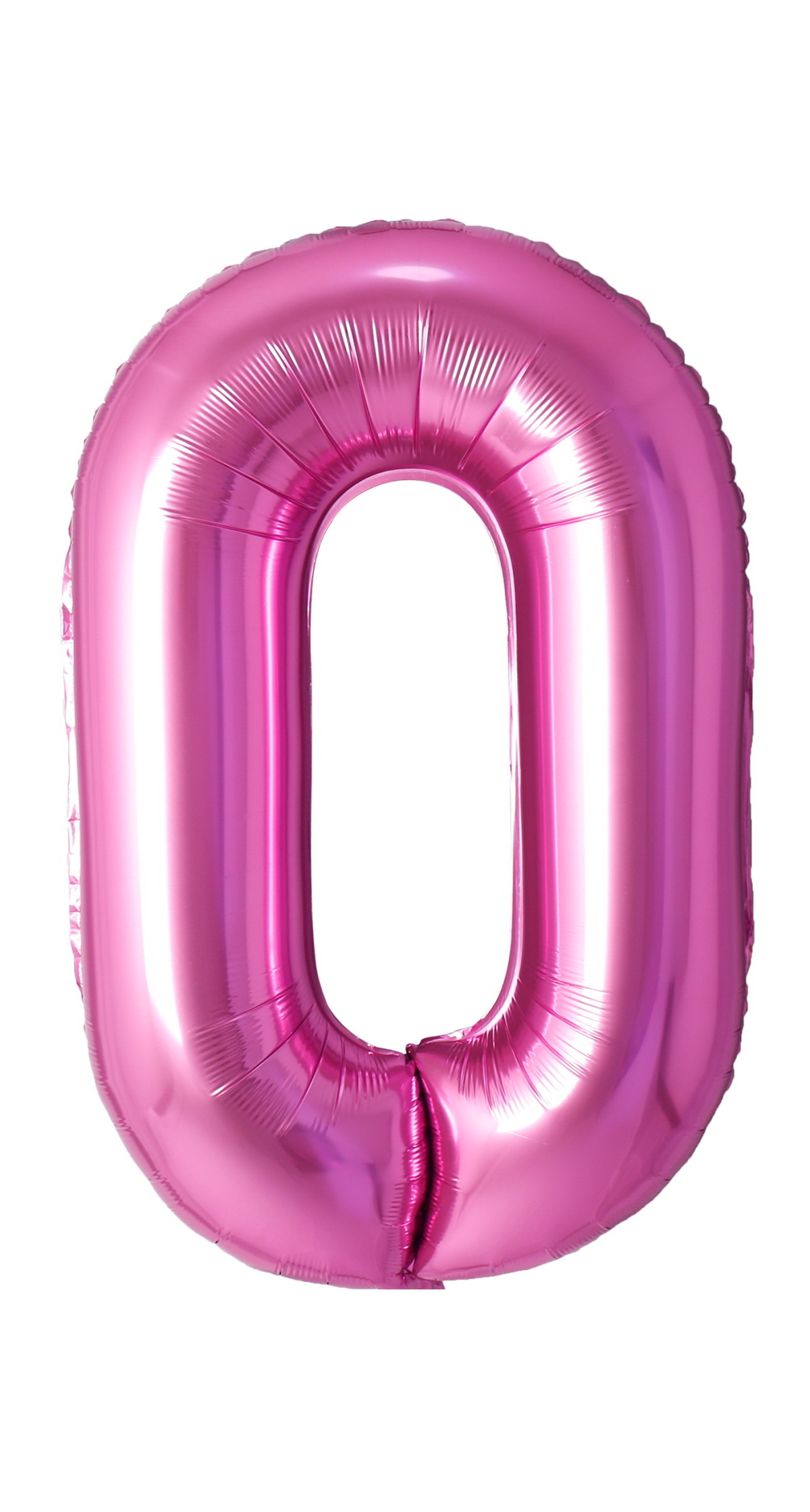 34 Inch Foil Balloon Number 0 - Pink