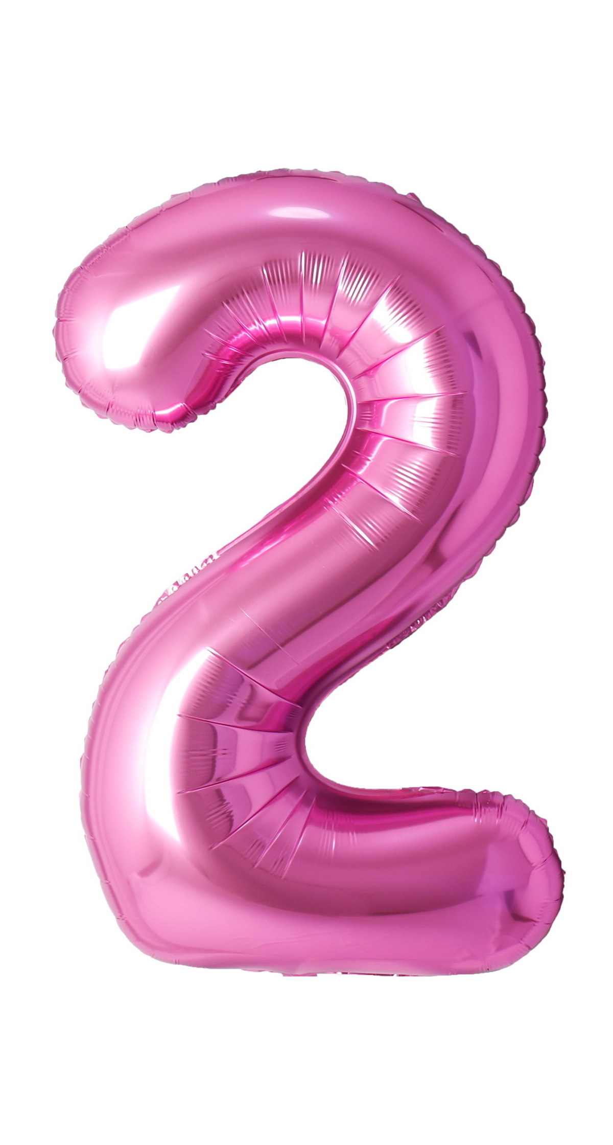 34 Inch Foil Balloon Number 2 - Pink