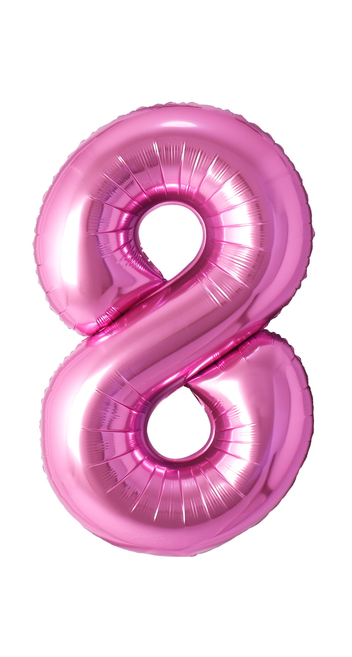 34 Inch Foil Balloon Number 8 - Pink