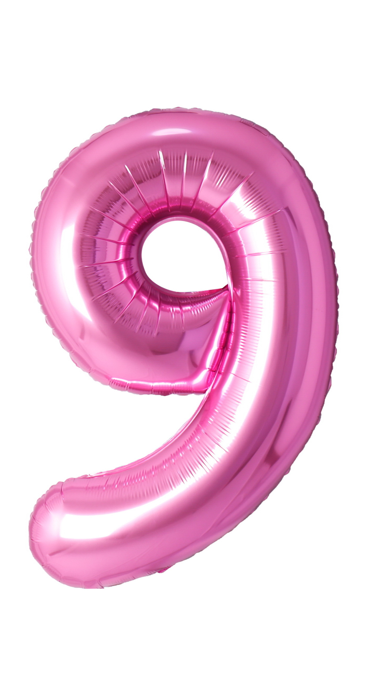34 Inch Foil Balloon Number 9 - Pink