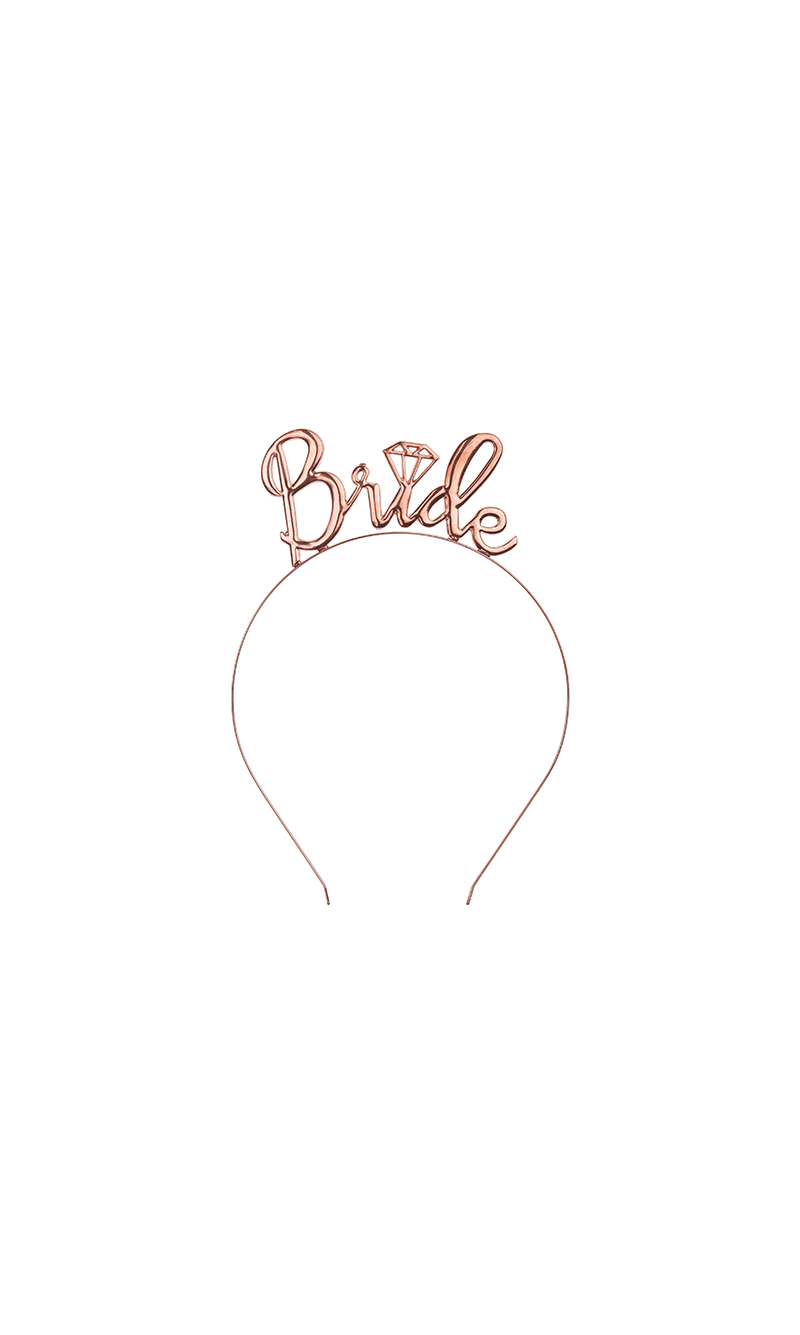 Headband Bride, Rose Gold