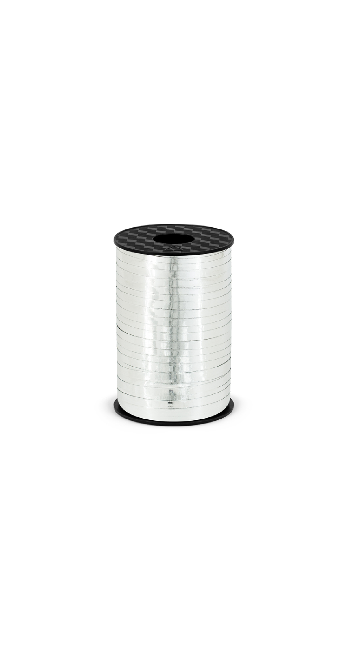 Plastic Ribbon, Silver, 5mm/225M