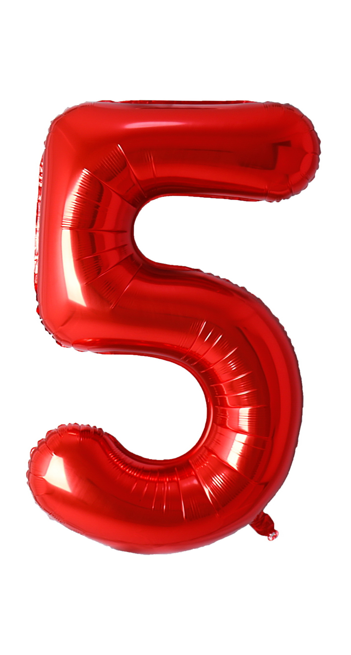 34 Inch Foil Balloon Number 5 - Red