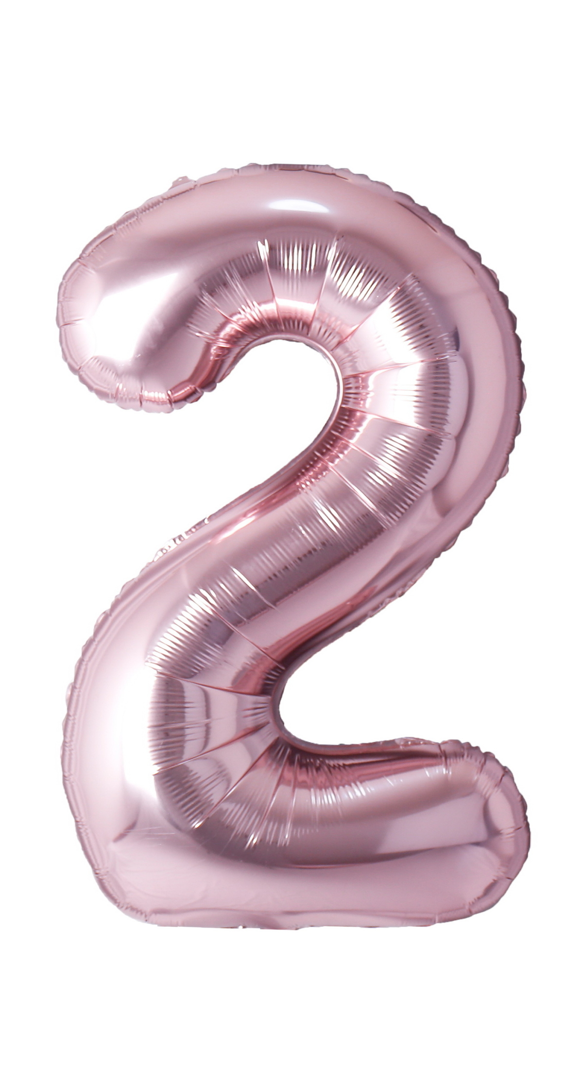 34 Inch Foil Balloon Number 2 - Rose Gold