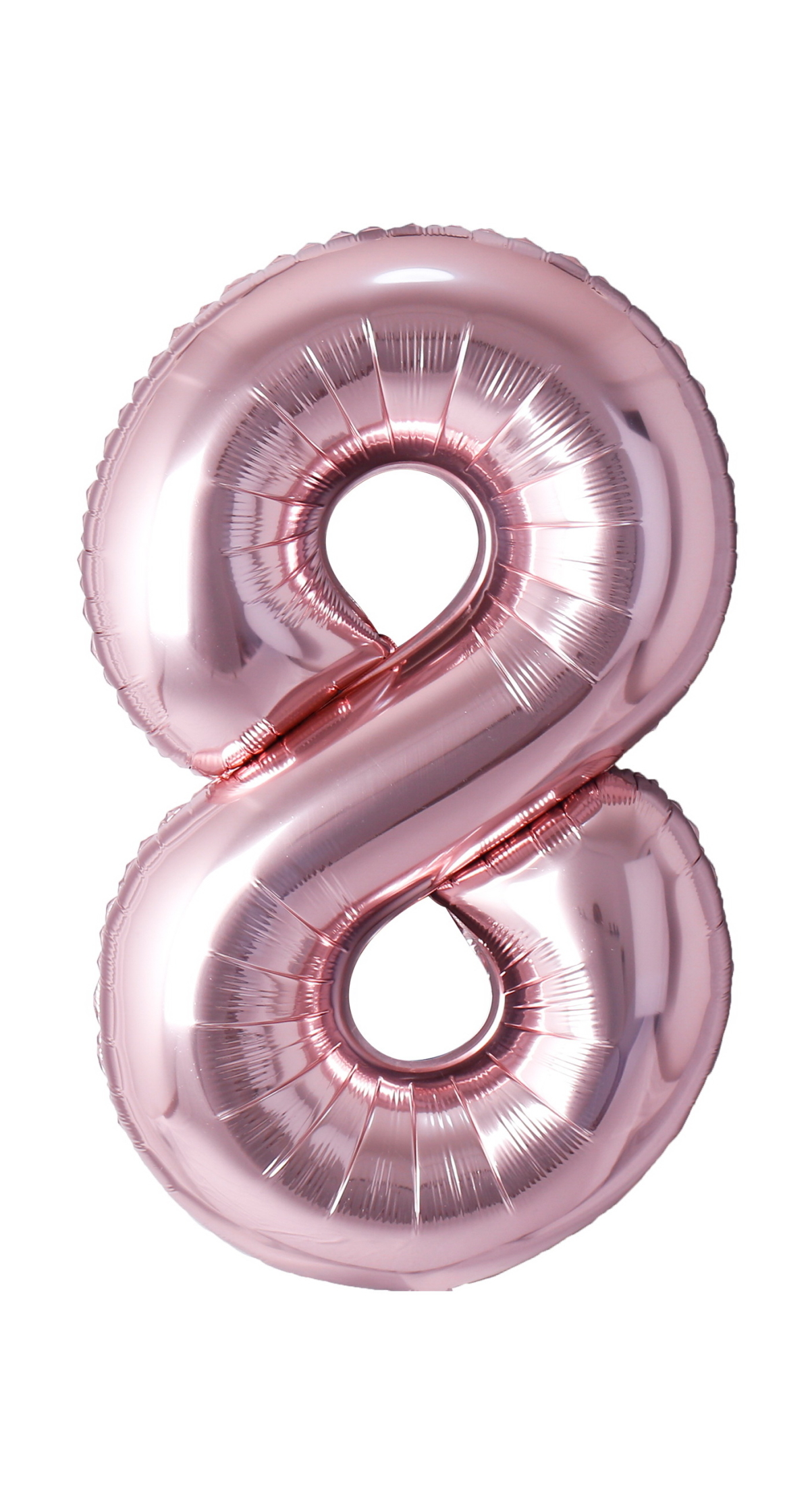 34 Inch Foil Balloon Number 8 - Rose Gold