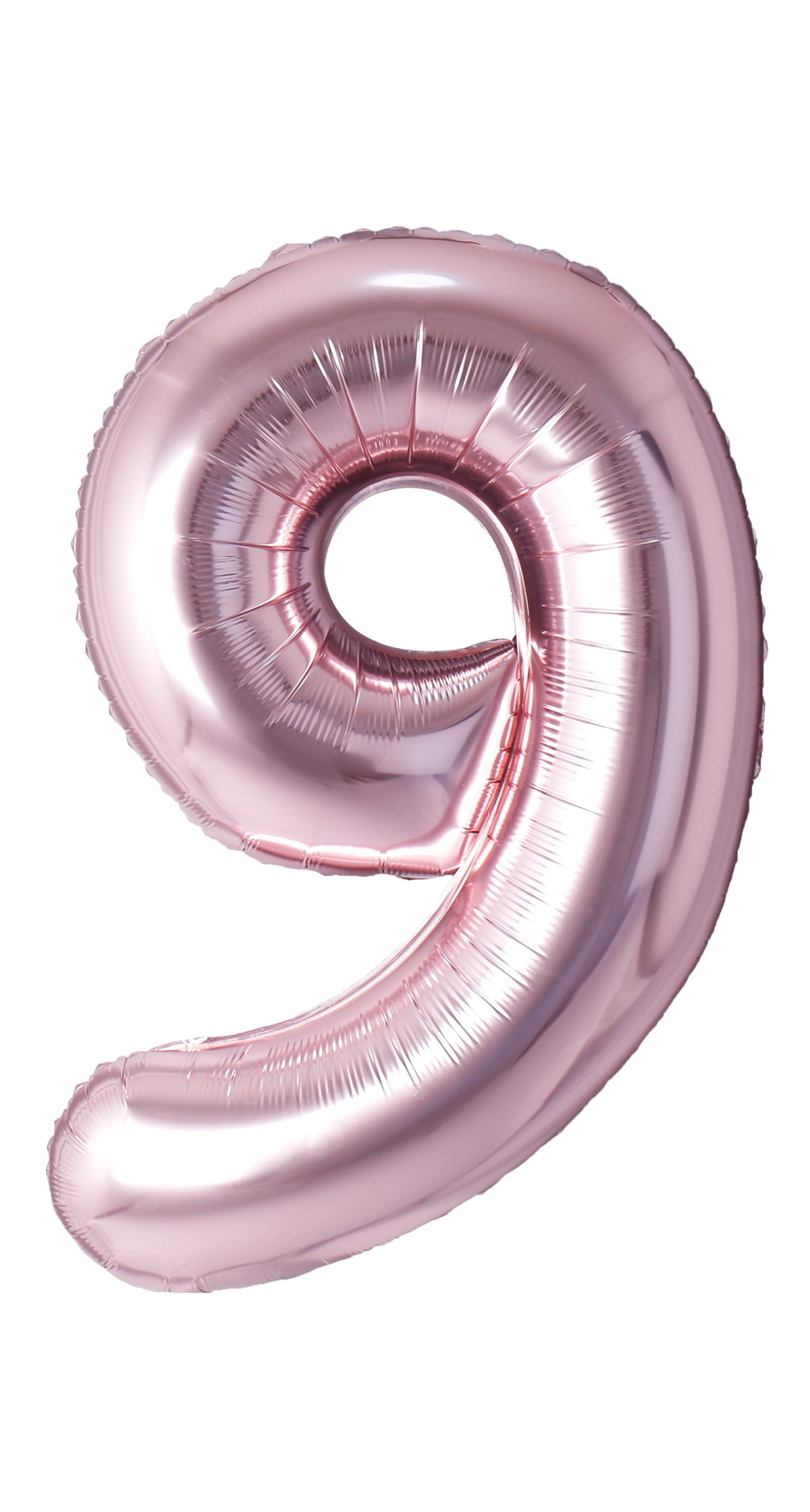 34 Inch Foil Balloon Number 9 - Rose Gold