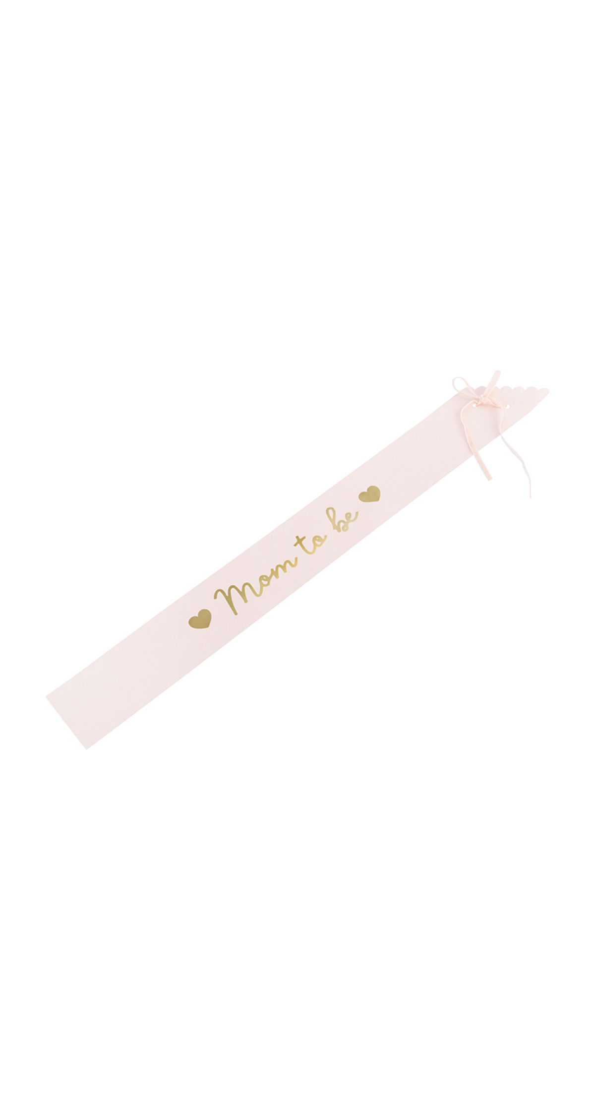 Sash Mom To Be, Pale Pink, 75cm