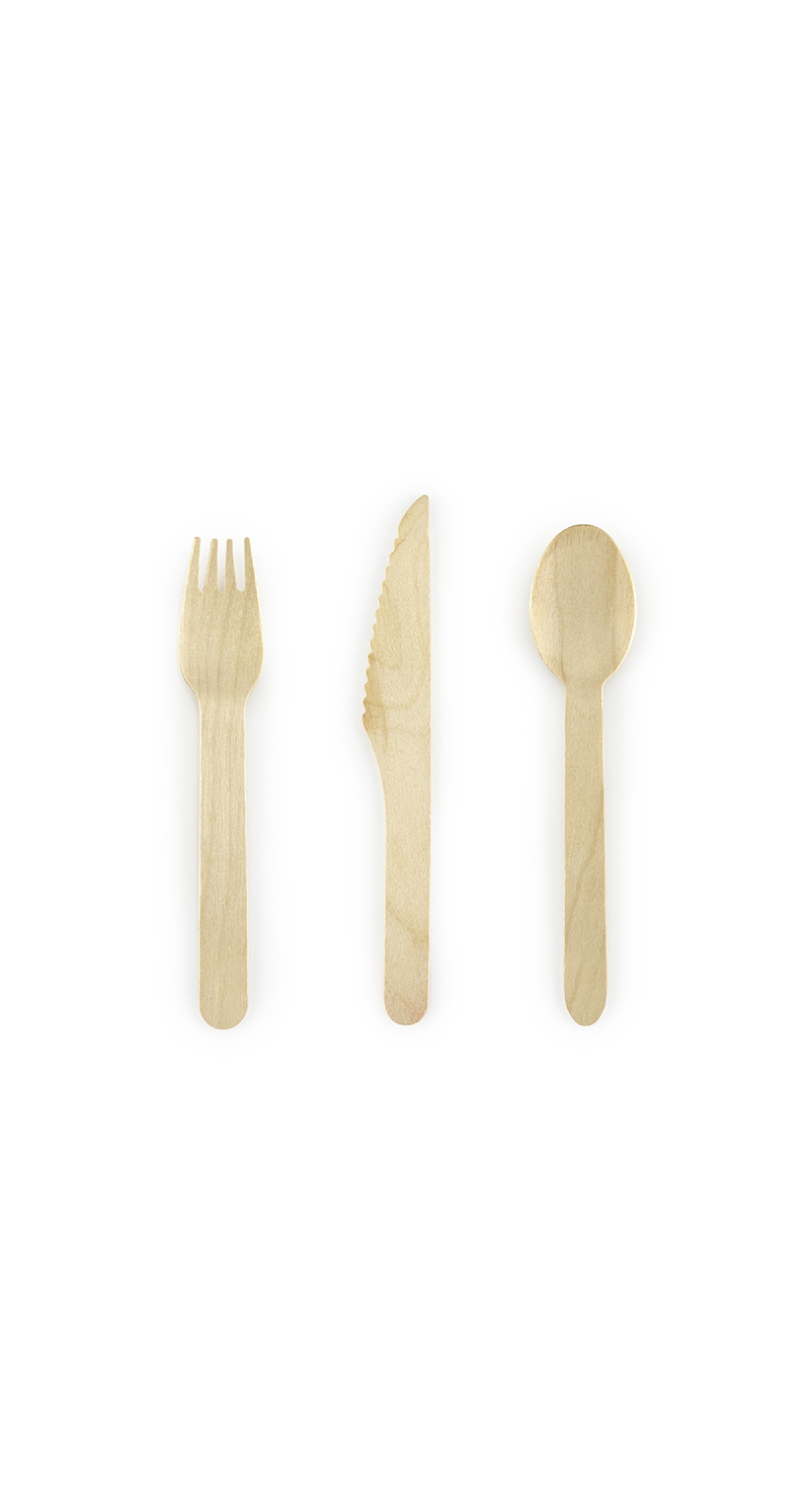 Wooden Cutlery Woodland, 16cm (1 pkt / 18 pc.)