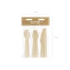Wooden Cutlery Woodland, 16cm (1 pkt / 18 pc.)