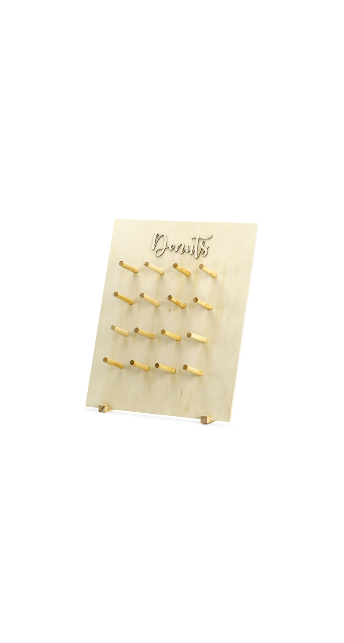 Donut Wall, Natural Wood, 45x55cm