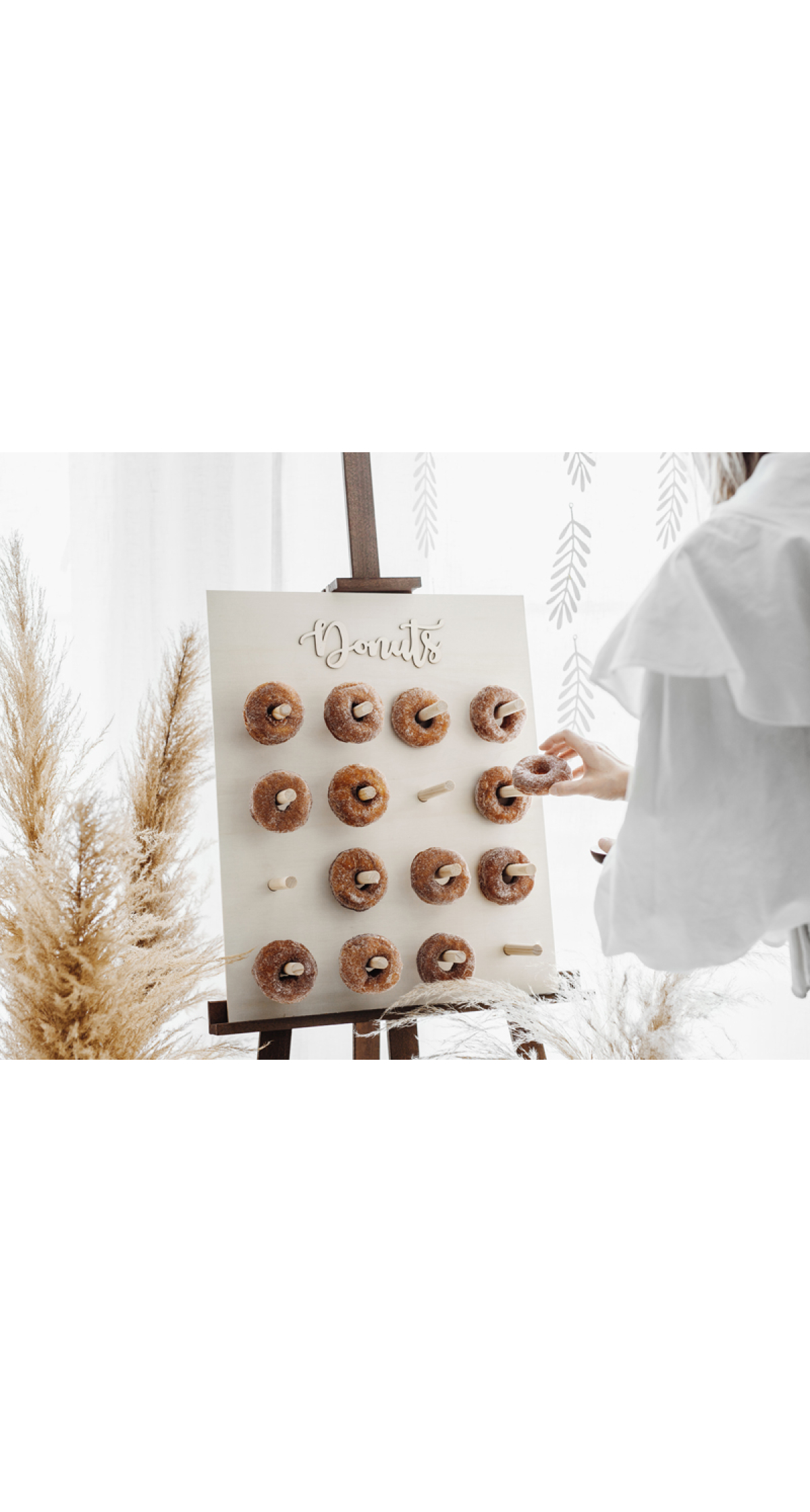 Donut Wall, Natural Wood, 45x55cm