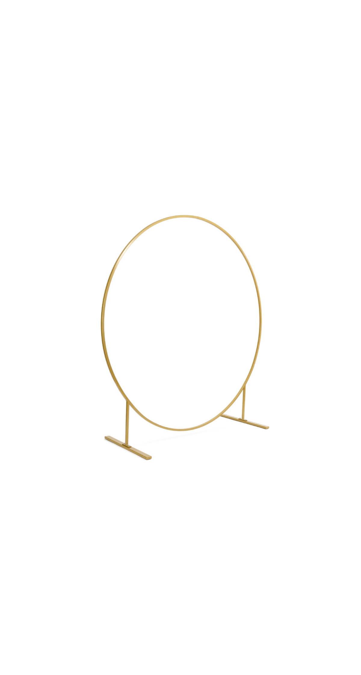 Circle Backdrop stand, Gold, 2M