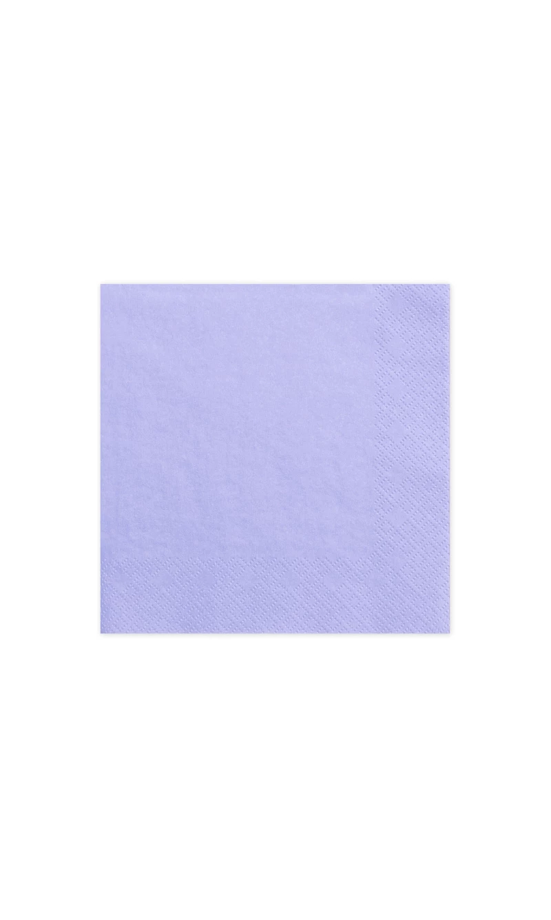 Napkins, 3 Layers, Lilac, 33x33cm (1pkt / 20pc)