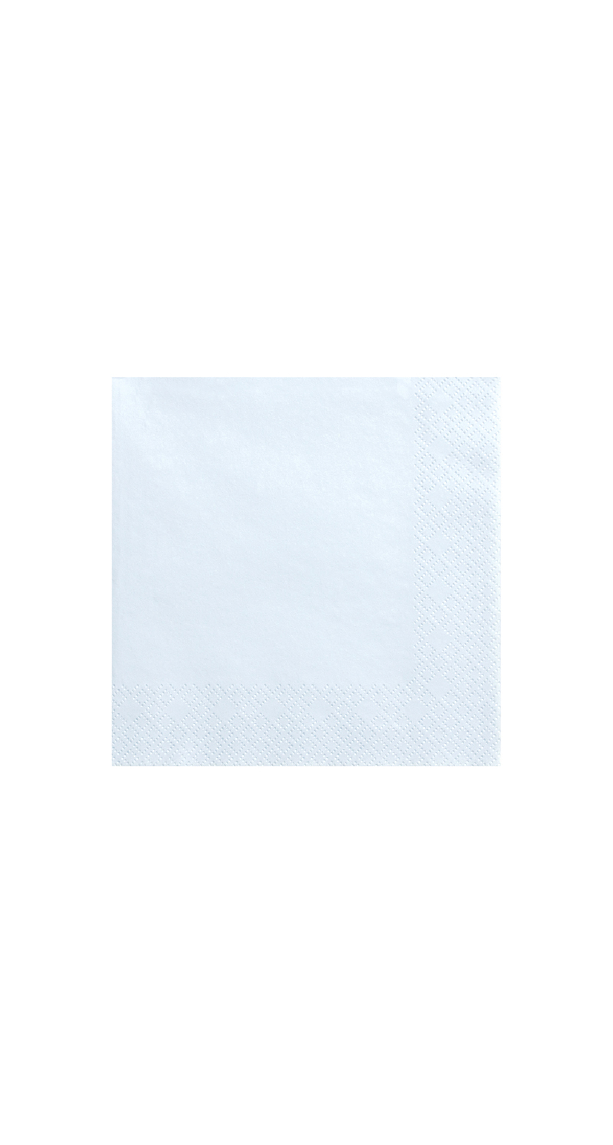 Napkins, 3 Layers, Light Sky-Blue, 33x33cm (1pkt / 20pc)