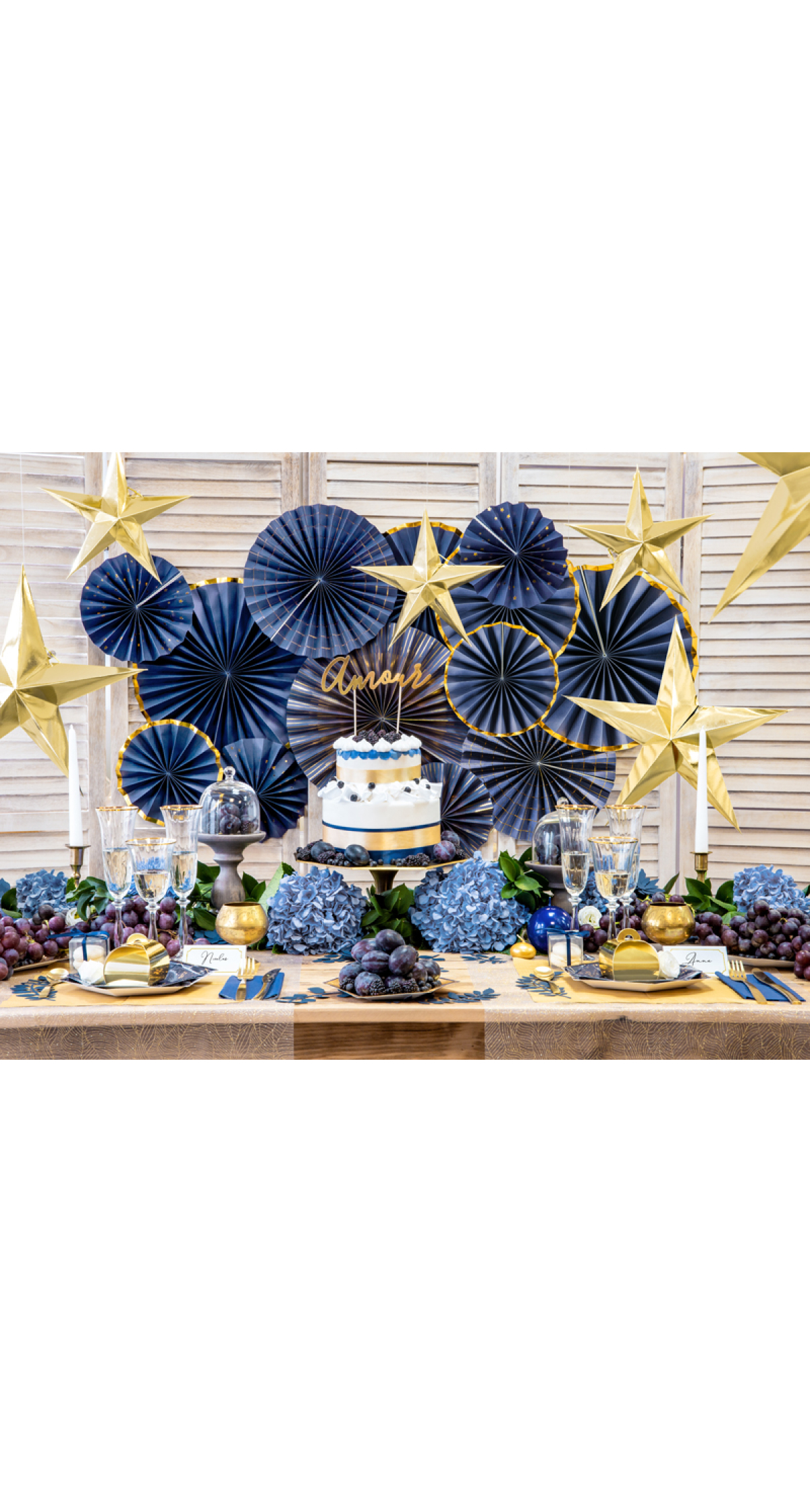Napkins, 3 Layers, Navy Blue, 33x33cm (1pkt / 20pc)