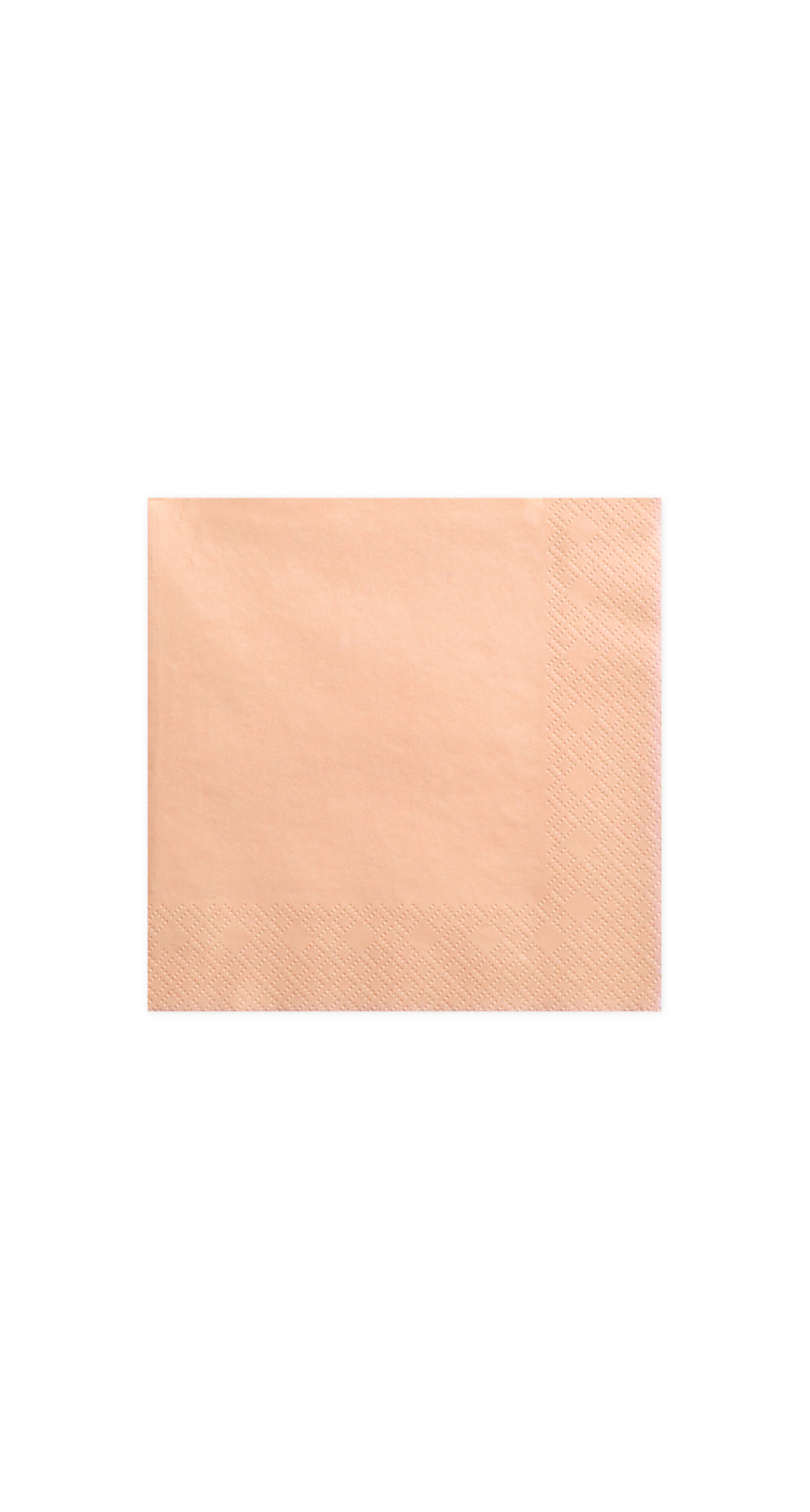 3-Layer Napkins, Salmon, 33x33cm (1pkt / 20pc)