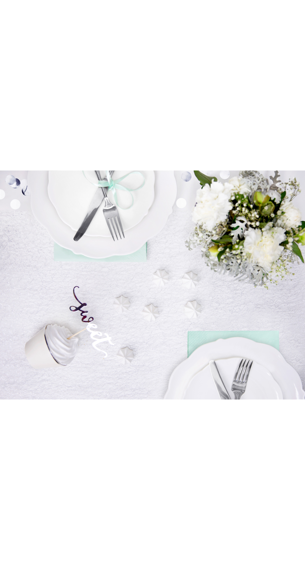 Napkins, 3 Layers, Mint, 33x33cm (1pkt / 20pc)