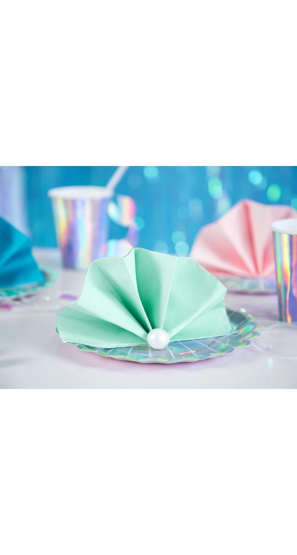 Napkins, 3 Layers, Mint, 33x33cm (1pkt / 20pc)