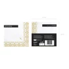Napkins First Communion / Confirmation 33x33cm, Gold (1 pkt / 20 pc.)
