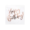 Napkins Happy Birthday, White, 33x33cm (1pkt / 20pc)