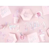 Napkins Happy Birthday, Light Powder Pink, 33x33cm (1pkt / 20pc)