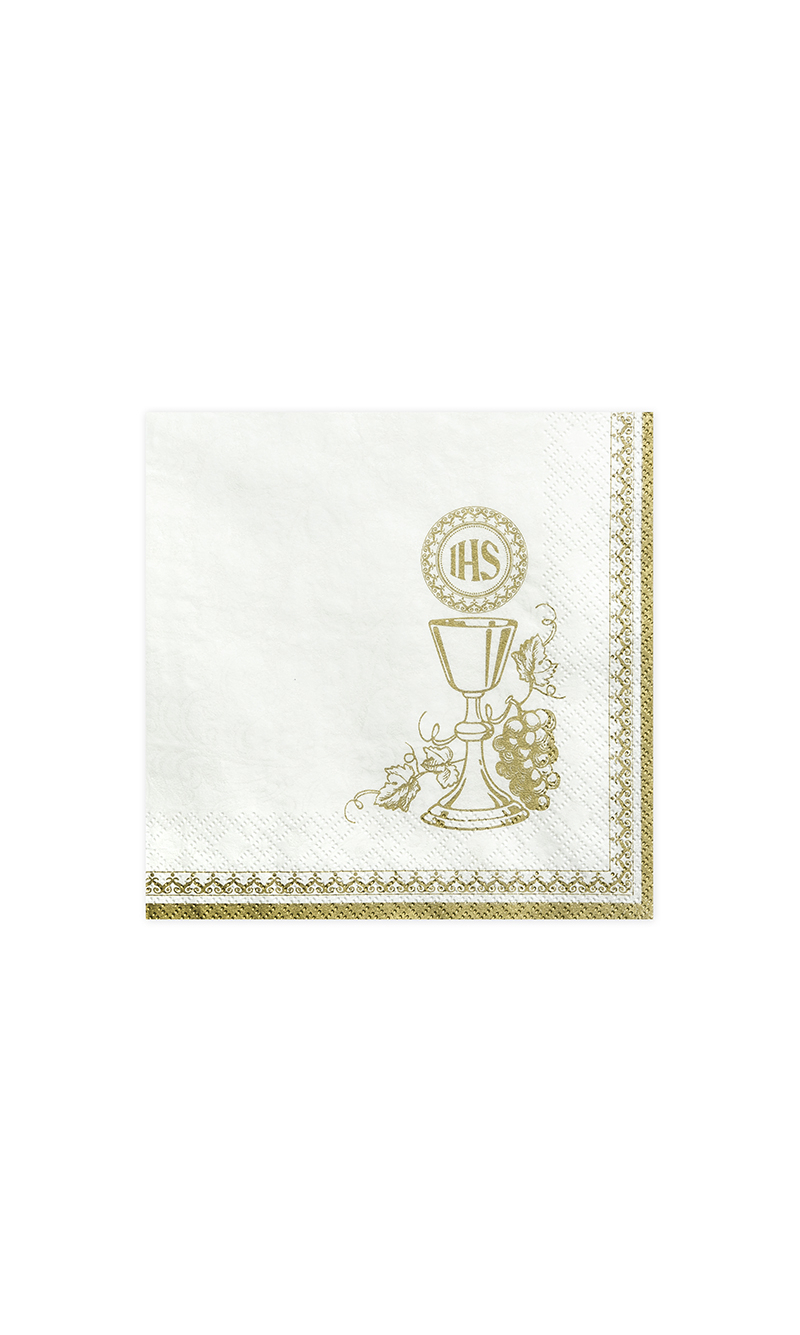 Napkins Chalice, White, 33x33cm (1pkt / 20pc)