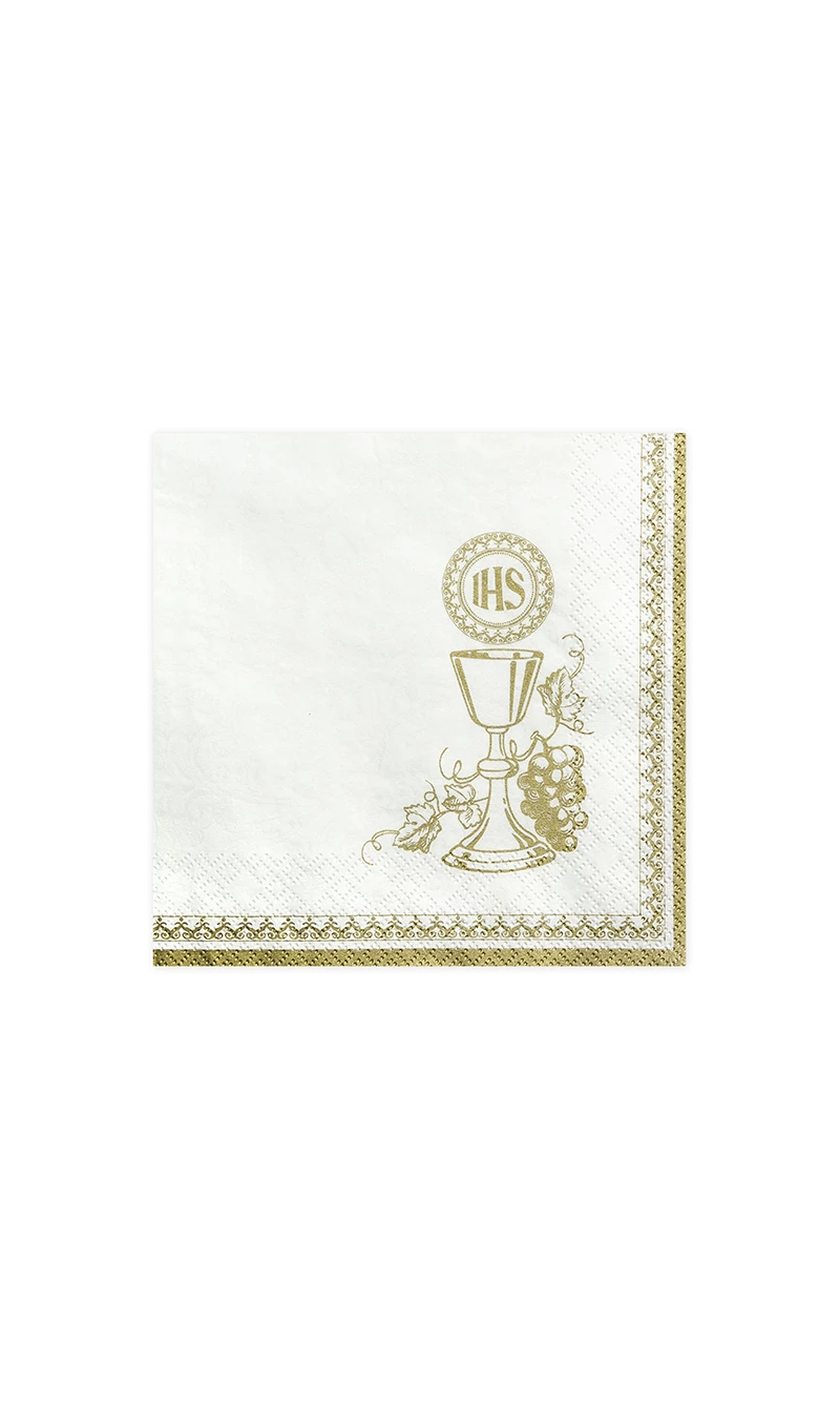 Napkins Chalice, White, 33x33cm (1pkt / 20pc)