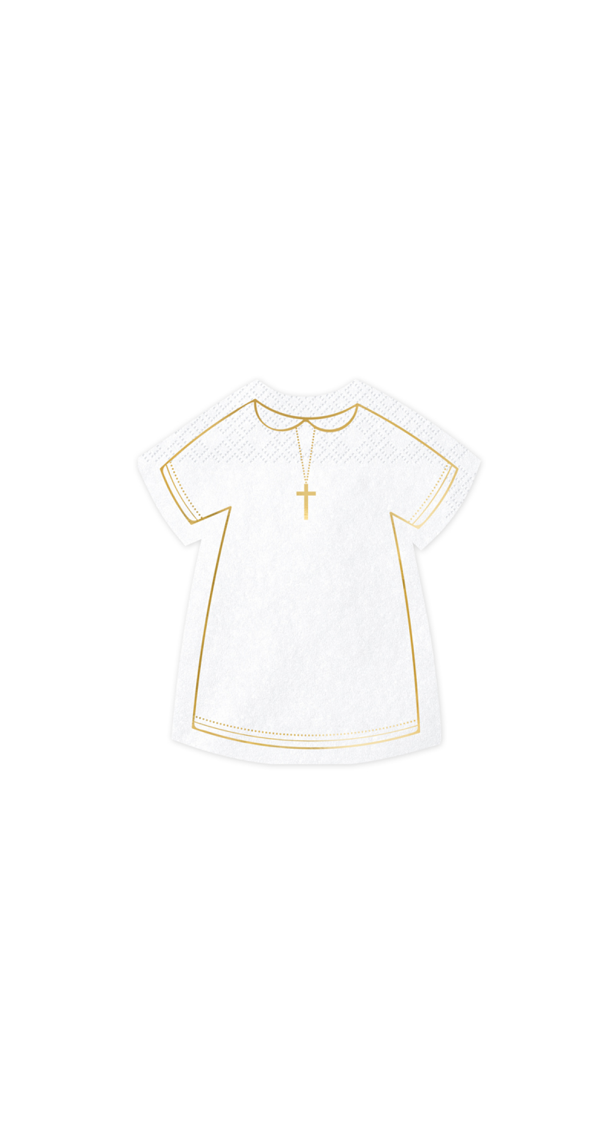 Napkins Communion Alb, 14x16cm (1 pkt / 20 pc.)