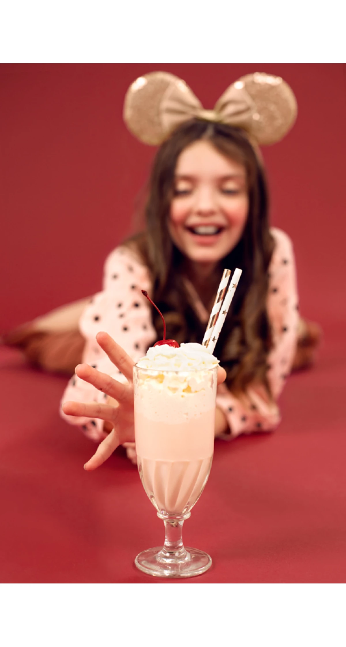 Paper Straws, Light Rose Gold, 19.5cm (1 pkt / 10 pc.)