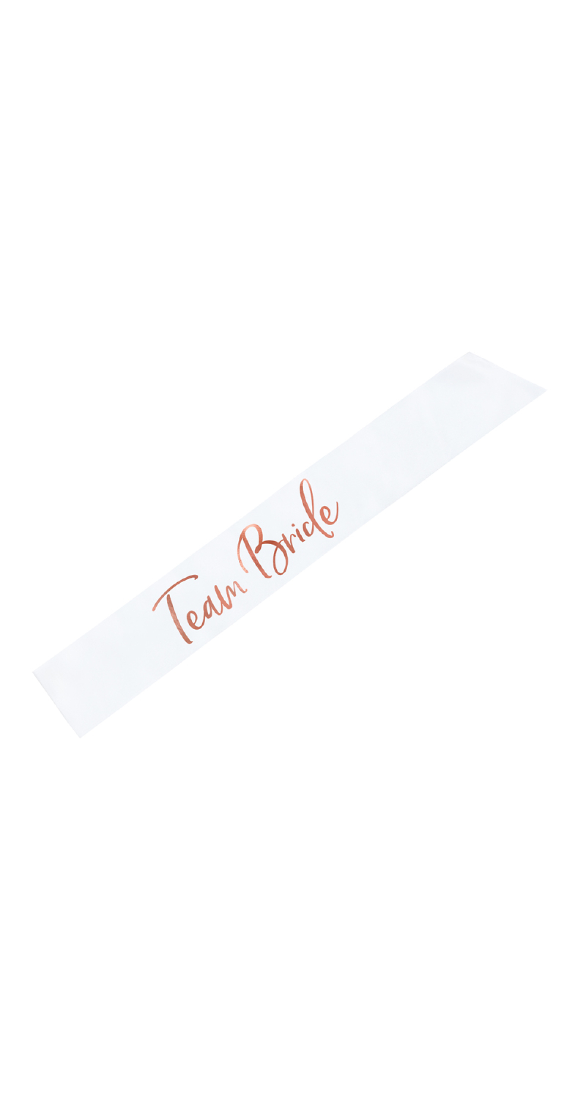 Sash Team Bride, White, 75cm