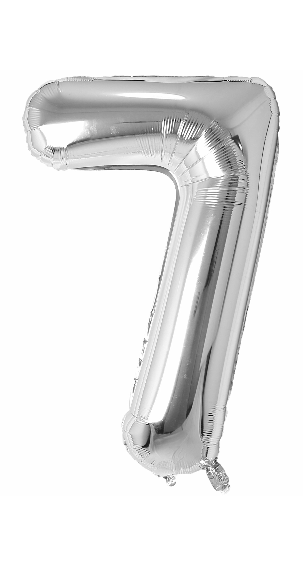 34 Inch Foil Balloon Number 7 - Silver