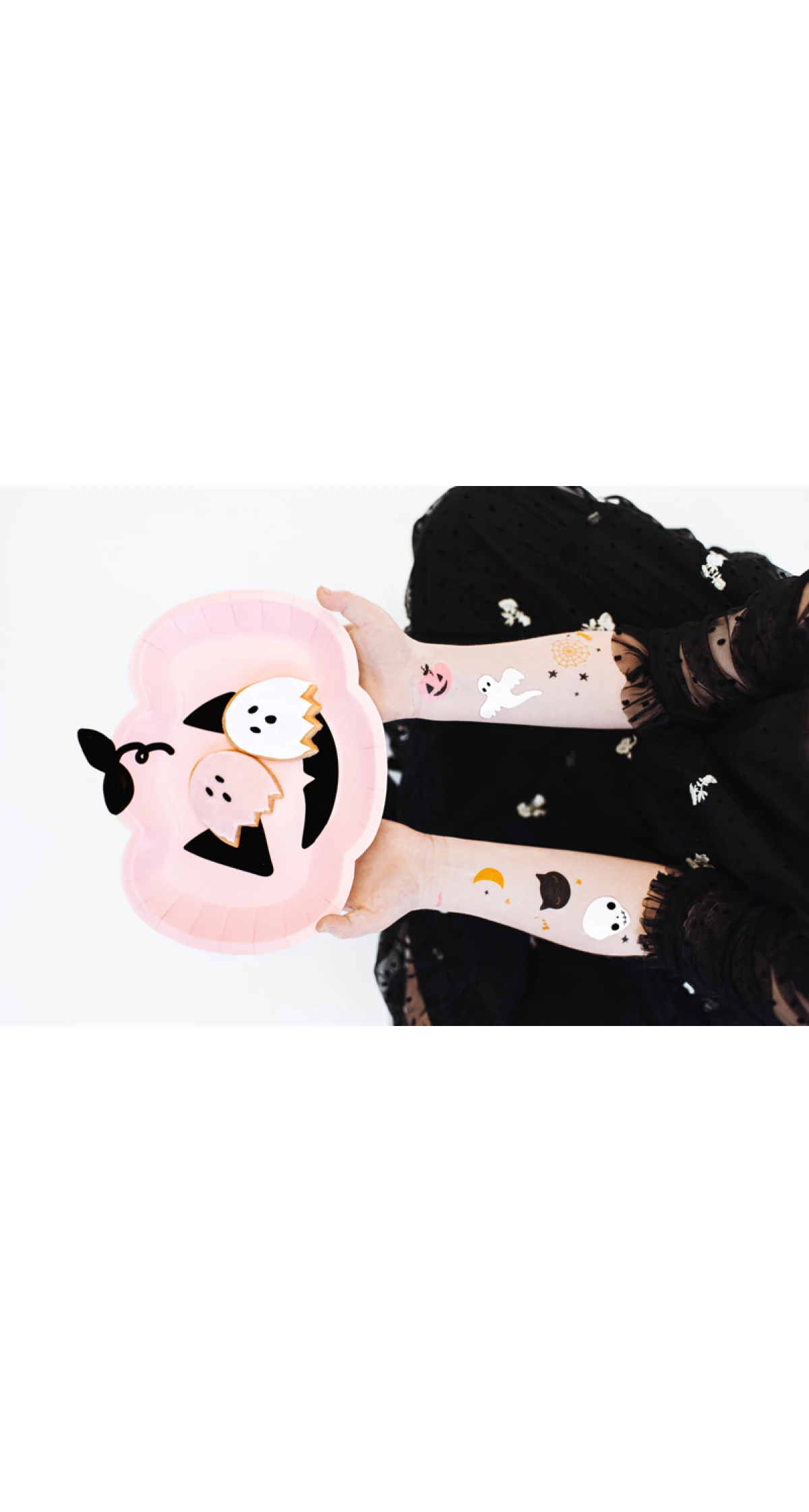Temporary Tattoos Boo!, (1pkt / 12pc)