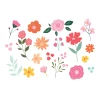 Temporary Tattoos Flowers, Mix (1pkt / 19pc)