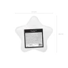 Paper Plates Star, Rose Gold, 18cm (1 pkt / 6 pc.)
