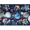 Paper Plates star, Silver, 23cm (1pkt / 6pc)